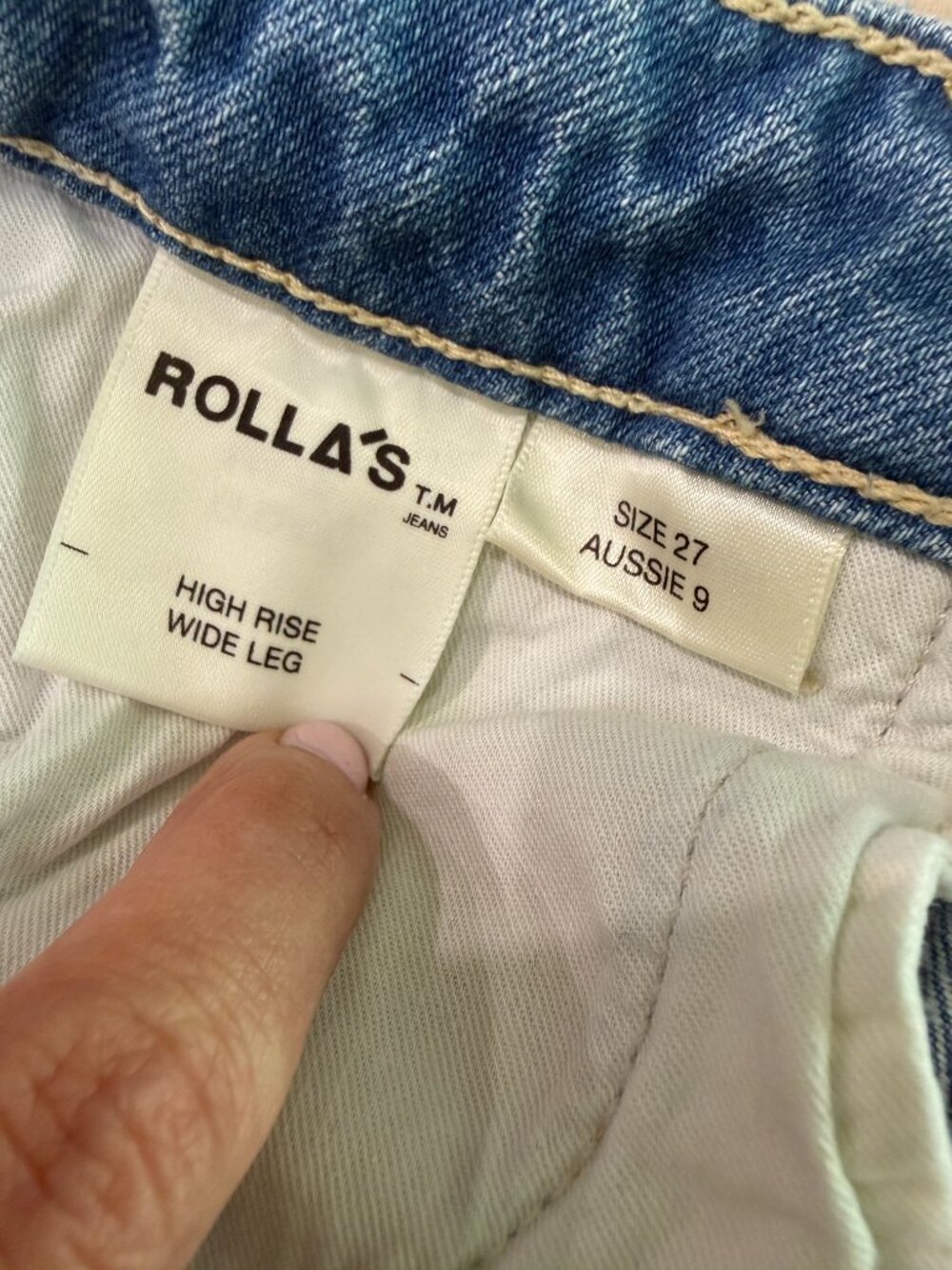 Rolla's High Rise Wide Leg - Size 27 - Picture 8 of 10